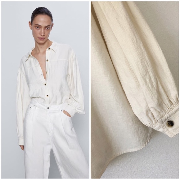 NWT - Zara Rustic Shirt - Picture 2 of 12